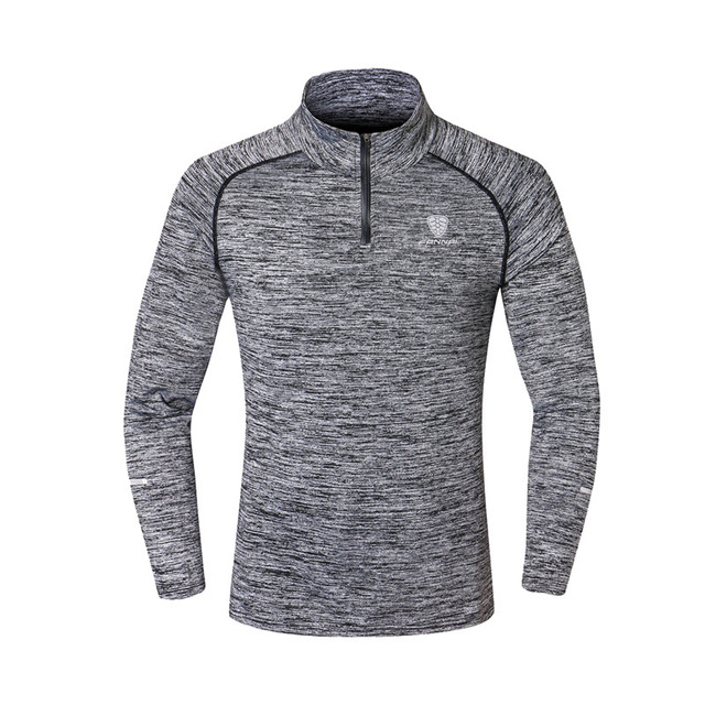 NEW Sport Men Quick Dry T-shirt Long Sleeve Sport Top Sportswear Men Fitness Outdoor Running Mountaineer Clothing Training Shirt