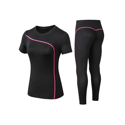 Yoga Set Quick Dry 2 Piece Female Short-sleeved long Pants Outdoor Sportswear Fitness suit Plus Size Sport outfit for woman