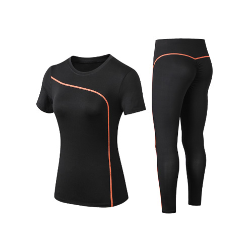 Yoga Set Quick Dry 2 Piece Female Short-sleeved long Pants Outdoor Sportswear Fitness suit Plus Size Sport outfit for woman